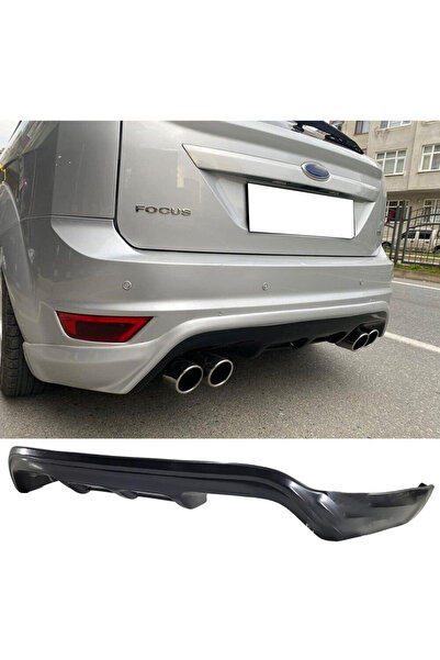 AkmTuning Ford Focus 2.5 Hb Arka Ek Difüzör Siyah Plasti 2008 2009 2010 2011 ...