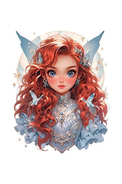 BV Autocolant decorativ - Prințesă (Roșu)