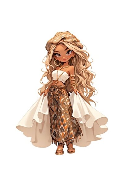 BV Decorative Sticker - Princess, Cream