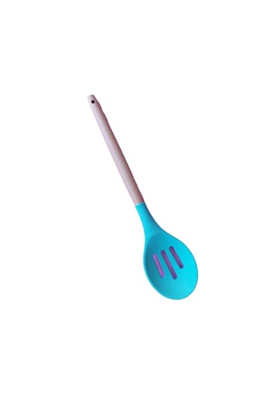 BV Wooden spoon with silicone, 30 cm