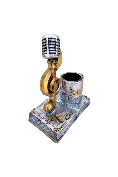 BV Statuette pen holder with treble clef, 20 cm, 1549G