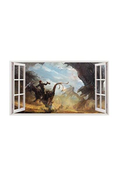 BV Autocolant decorativ cu dinozaur, 85 cm