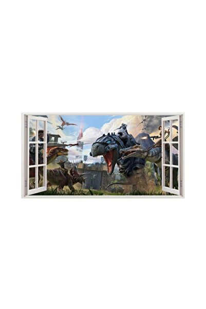 BV Autocolant decorativ cu dinozauri, 85 cm