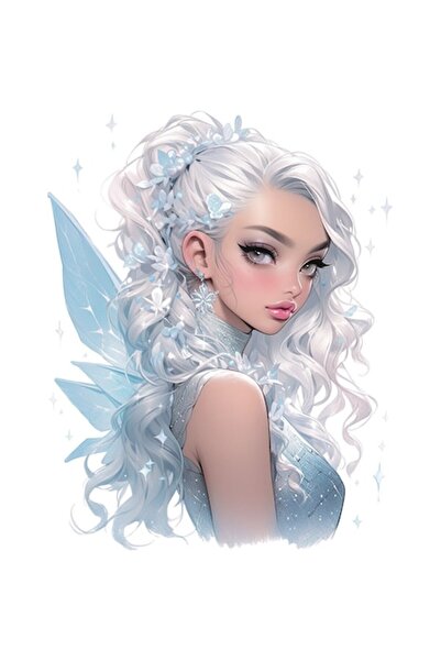 BV Autocolant decorativ, Prințesă, 76 cm