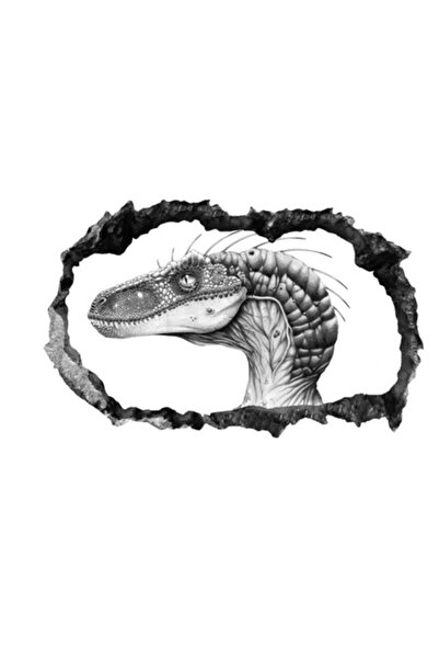 BV Autocolant decorativ cu dinozauri, 85 cm, 4230ST-1