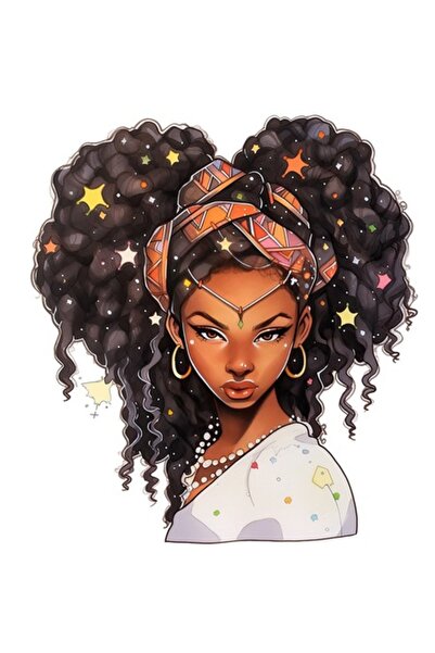 BV Autocolant decorativ - Zodia Fecioară, Negru