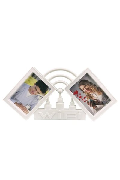BV Double photo frame 10x15, WiFi, White, 746H