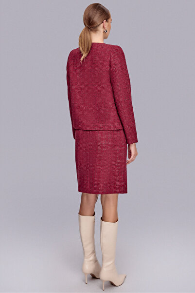 Naramaxx Bordo Tüvit Ceket