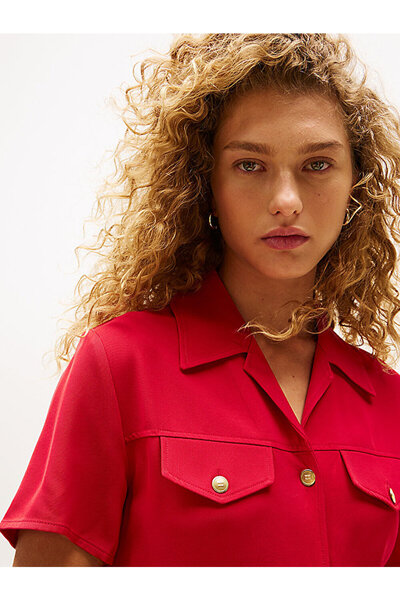 Tommy Hilfiger Women's Twill Shirt Dress