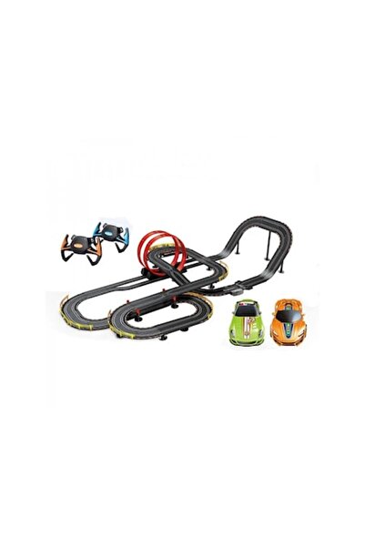 ALIBIBI car track with two remote-controlled cars