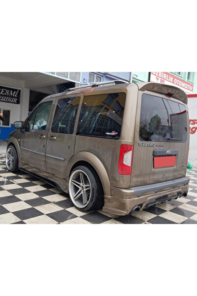 AkmTuning Ford Connect Arka Ek Difüzör Siyah Plastik 2008 2009 2010 2011 2012 2013 Arka-difizör-bodykit-ek