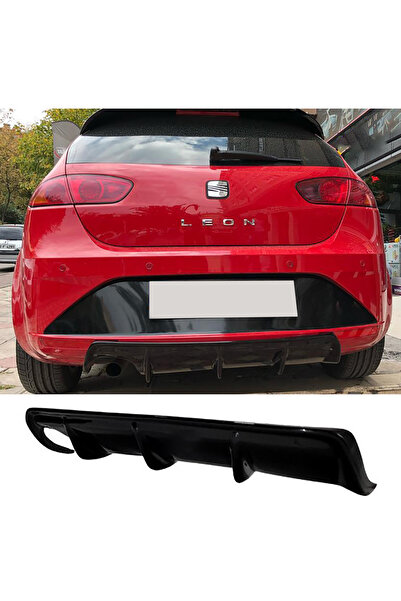 AkmTuning Seat Leon Mk2.5 Difüzör Parlak Siyah Plastik 2009 2010 2011 2012 Ar...