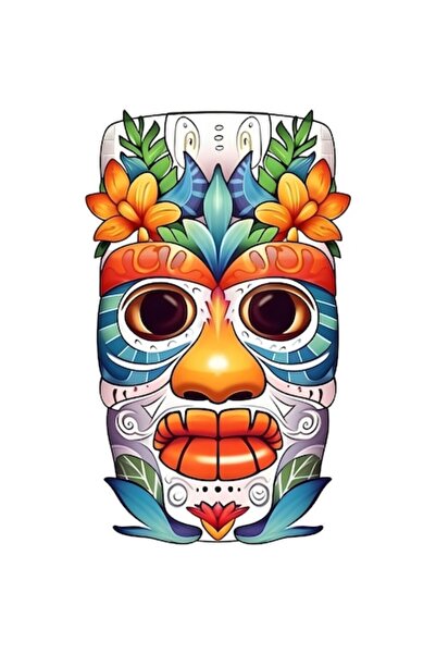 BV Autocolant decorativ, Mască, Multicolor, 90 cm, 1288STK-7