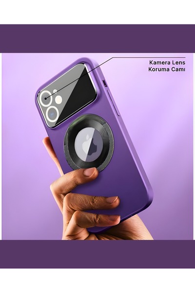 Akfa Apple 12 Pro Max Uyumlu 17 Tasarımlı Premium Magsafe Silikon Telefon Kılıfı