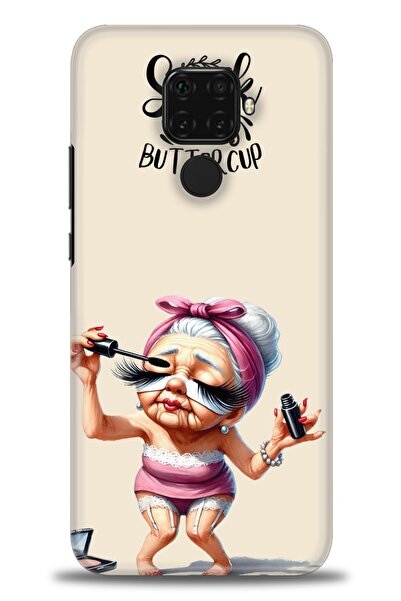 Rulet Aksesuar غطاء متوافق مع هاتف هواوي ميت 30 لايت HD مطبوع - غطاء سيليكون ...