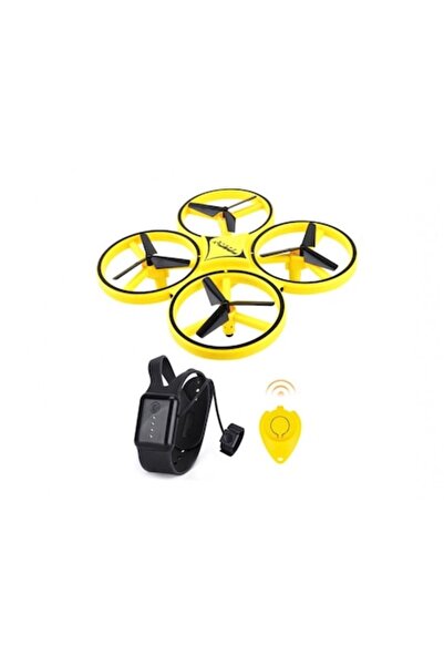 ALIBIBI dronă, galbenă, controler tip ceas