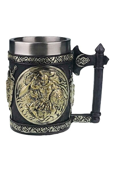 BV Cană cu pereți dubli cu soldat în armură, 400 ml, 1669H