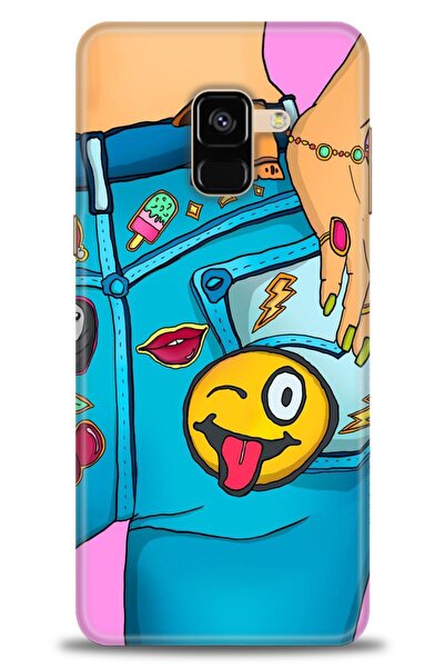 kılıfevreni غطاء متوافق مع هاتف سامسونج جالاكسي A8 2018 A+ Plus غطاء HD مطبوع...