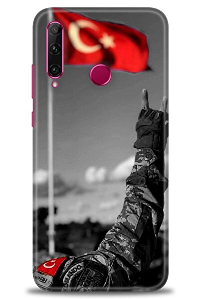 Rulet Aksesuar غطاء متوافق مع هاتف هواوي هونر 20 لايت HD مطبوع - غطاء سيليكون...