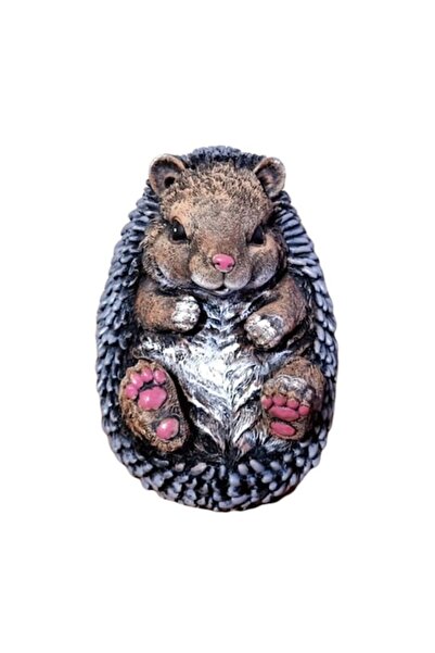 BV Decorative statuette, Hedgehog, Gray, 24 cm, DV06-8A