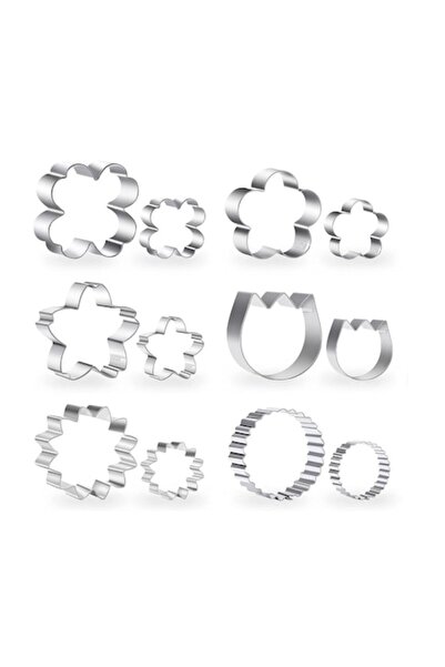 BV Set de 12 forme pentru tăieturi de biscuiți, 5,5 cm, 381COF