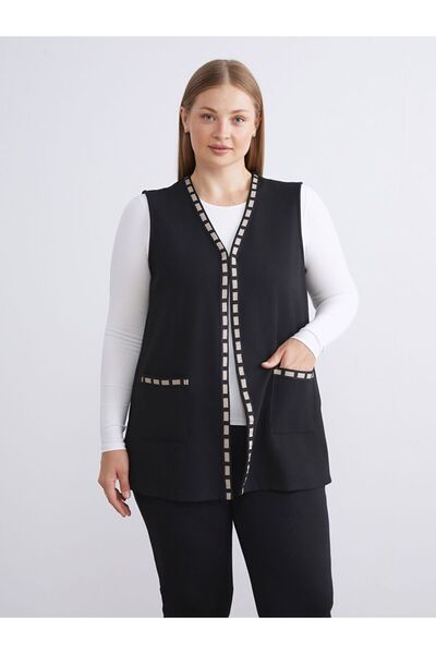 LC Waikiki Lcw Grace V-Neck Embroidered Women's Vest