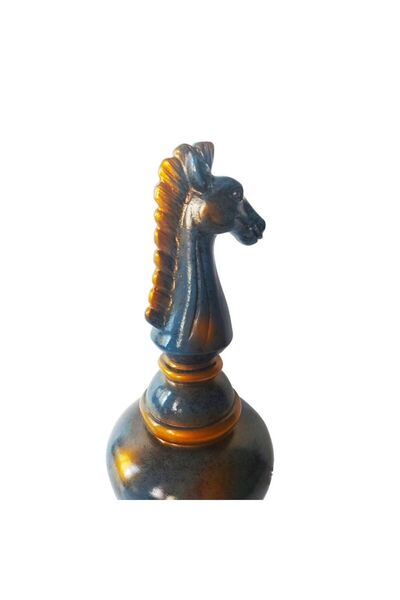 BV Decorative Statue - Chess Piece Knight, Blue, 30 cm (SR1653-2)