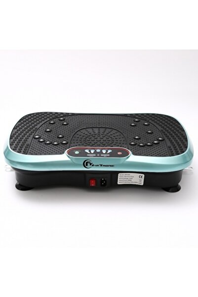 FitTronic Aparat de masaj cu vibrații VM1000, 2x LCD, 99 de niveluri de viteză, telecomandă și cabluri incluse