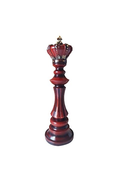 BV Statuette, Chess Piece, King, Burgundy, 39 cm, 0182A