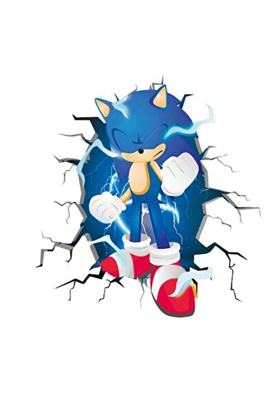 BV Autocolant decorativ cu Sonic, 80 cm, 1119STK