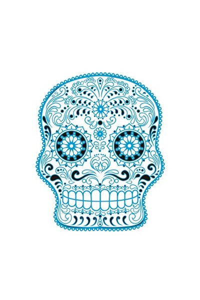 BV Autocolant decorativ, craniu, 78 cm