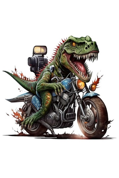 BV Autocolant decorativ, Dinozaur, Verde, 61 cm, 1205STK-1