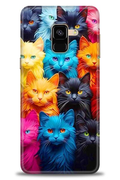 kılıfevreni غطاء متوافق مع هاتف سامسونج جالاكسي A8 2018 A+ Plus غطاء HD مطبوع...