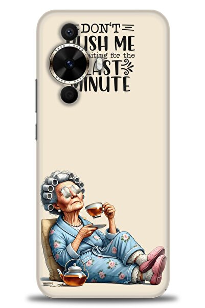 Rulet Aksesuar غطاء متوافق مع هاتف هواوي نوفا 12S HD مطبوع - غطاء سيليكون مصم...