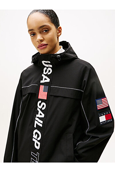 Tommy Hilfiger Unisex Tommy X U.S. Sail Gp Team Ripstop Relaxed Windbreaker