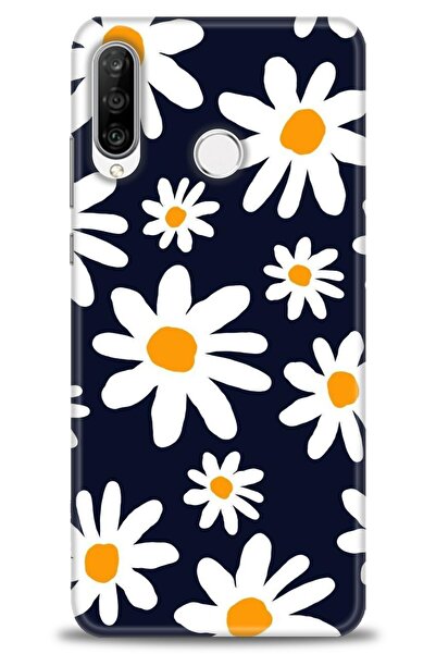 Rulet Aksesuar غطاء متوافق مع هاتف هواوي P30 لايت HD مطبوع - غطاء سيليكون بتص...