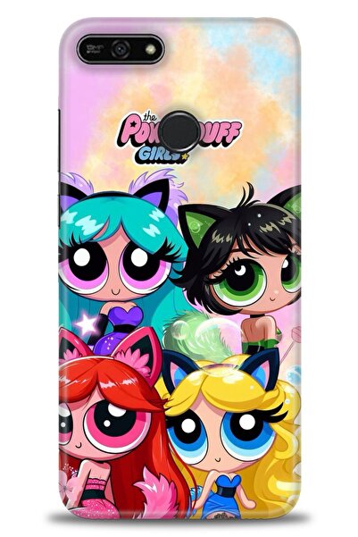 Rulet Aksesuar غطاء متوافق مع هاتف Huawei Honor 7A HD مطبوع - غطاء سيليكون مص...