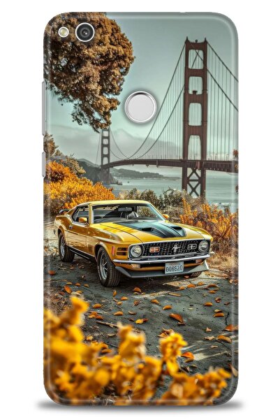 Rulet Aksesuar حافظة متوافقة مع هاتف هواوي P9 لايت 2017 HD مطبوع + واقي شاشة ...