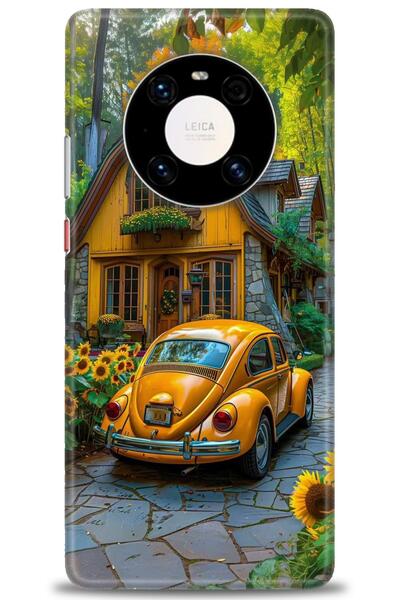 Rulet Aksesuar غطاء متوافق مع هاتف هواوي ميت 40 برو HD مطبوع - غطاء سيليكون م...