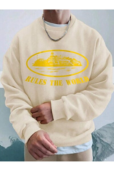 OVER HEAD Ανδρικό φούτερ Rules The World με τύπωμα Oversize Cycling Jacket