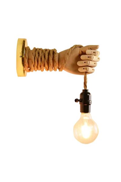 best power Hand-shaped Wall Lamp with E27 Base — Indoor/Outdoor Artistic Lighting