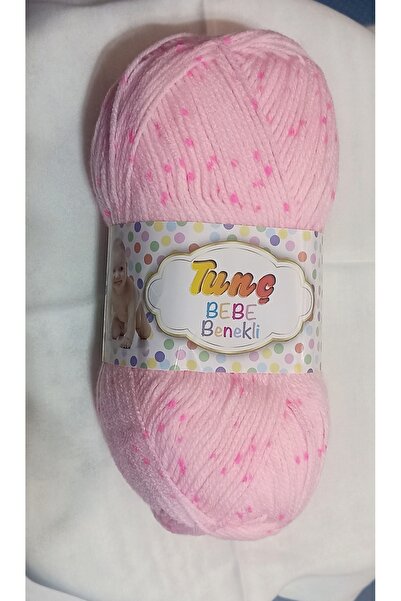 Tunç Benekli Bebe İpi Akıllı Örgü İpi (5 adet)no 1656 pembe
