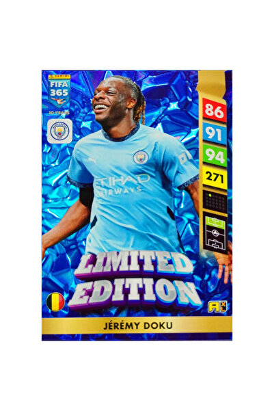 hediyecik بطاقة بانيني فيفا 365 أدرينالين إكس إل 2025 إصدار محدود - جيريمي دوكو