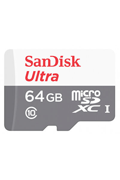 SanDisk Κάρτα Μνήμης microSDXC Ultra, 64Gb, Κλάση 10, SDSQUNR-064G-GN3MN