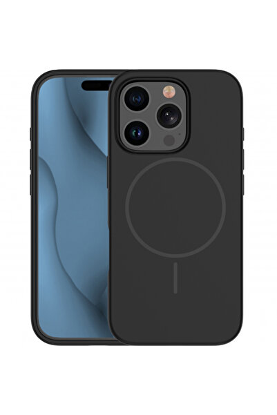 OEM Husa MagSafe pentru Apple iPhone 16 Pro Max, OEM, Silicone Thin, Neagra