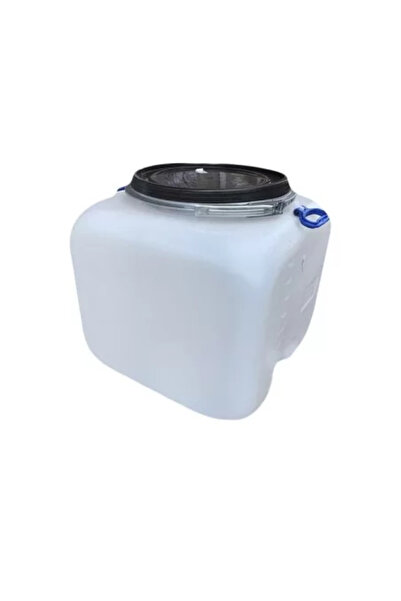 sterk Bidon 100 liters, square with metal ring, Plastic 50 x 50 x 50 cm