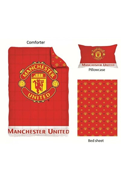Manchester United Original 3-piece comforter set with logo 051-16