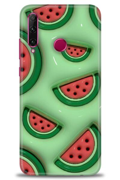 Rulet Aksesuar غطاء متوافق مع هاتف هواوي هونر 20 لايت HD مطبوع - غطاء سيليكون...