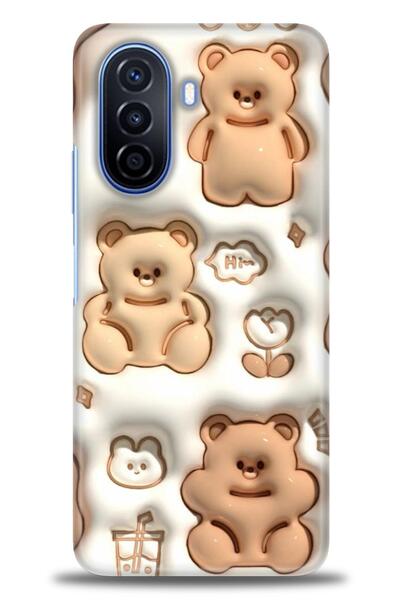 Rulet Aksesuar Huawei Nova Y70 Uyumlu Kılıf HD Baskılı Kapak - Tasarım Siliko...