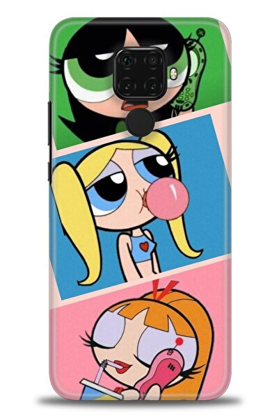 Rulet Aksesuar غطاء متوافق مع هاتف هواوي ميت 30 لايت HD مطبوع - غطاء سيليكون ...